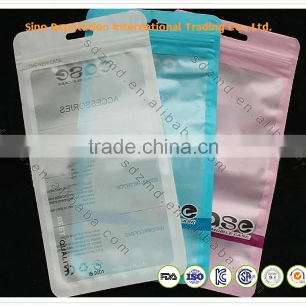 Wholesale Plastic Bag for Cellphone With Zipper / Header / Hanging Hole Made in China photo-2