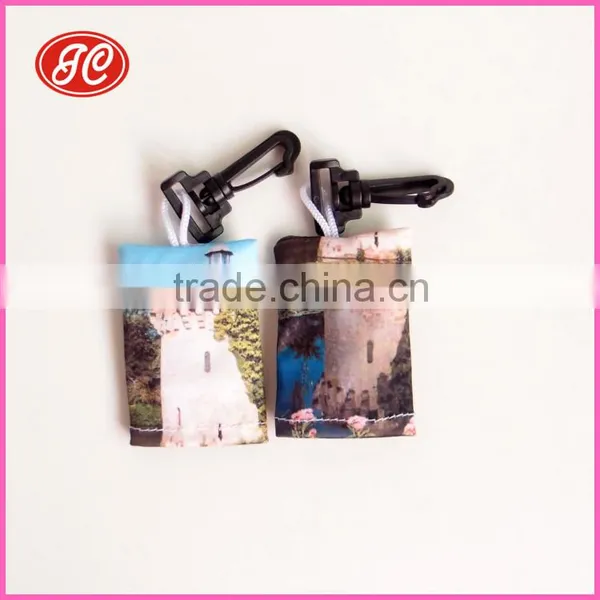 Key Chain With Customized Colorful Printing Logo Microfiber Cleaning Cloth photo-5