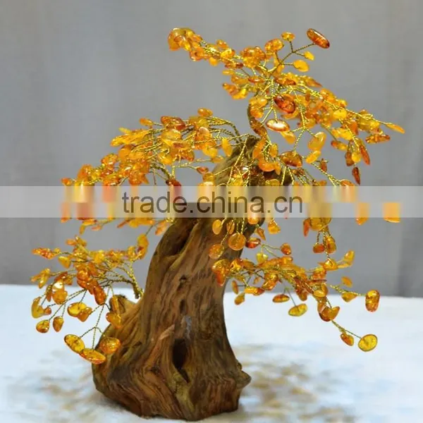 New Fashion Gemstone Wedding Tree in Citrine Crystal photo-3