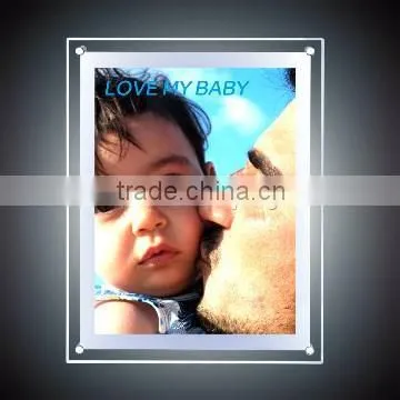 Popular Items Led Backlit Display Acrylic Circular Light Box Panel photo-2