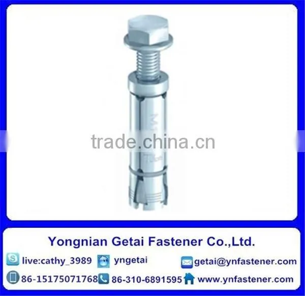Concrete Bolts Fixing Anchors, Yellow Zinc Plated Wedge Anchors With Good Quality photo-5
