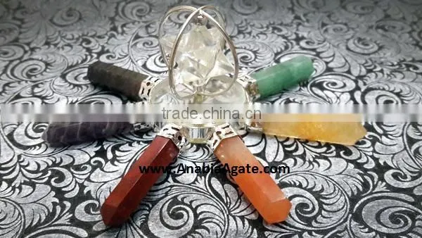 7 Chakra Spinning Merkaba Agate Energy Generator : 7 Chakra Healing Tools photo-6