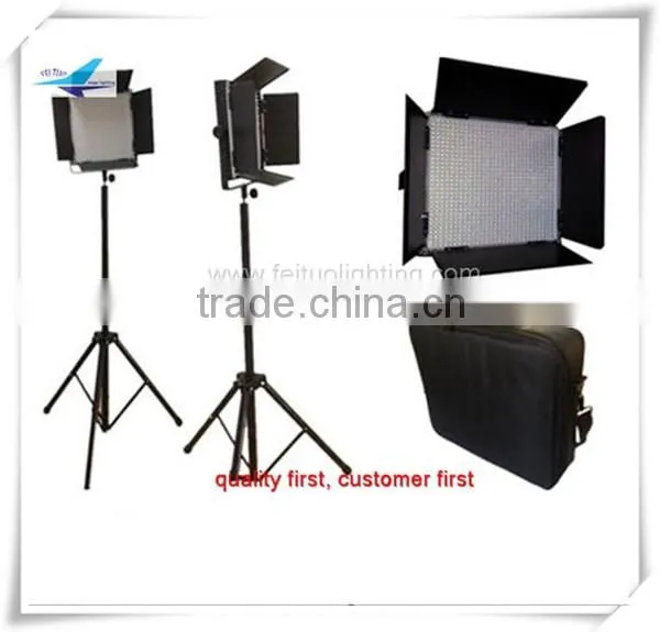Warm & cool white background 896pcs pannel led theater stage light/led studio light