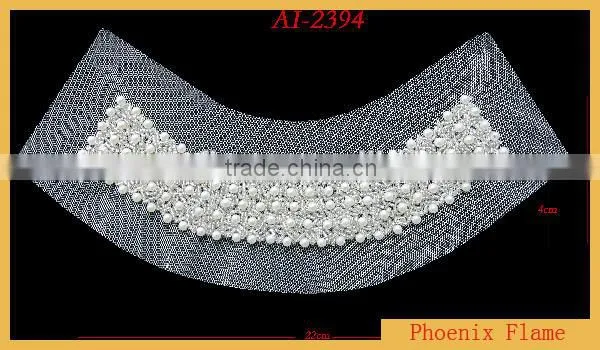 White Pearls Beade Patch AI-2394