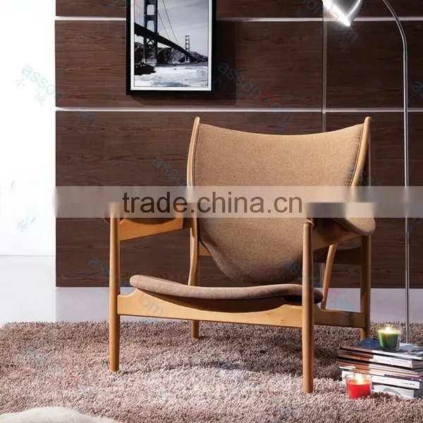 Hans Wegner Wooden Lounge Chair photo-2