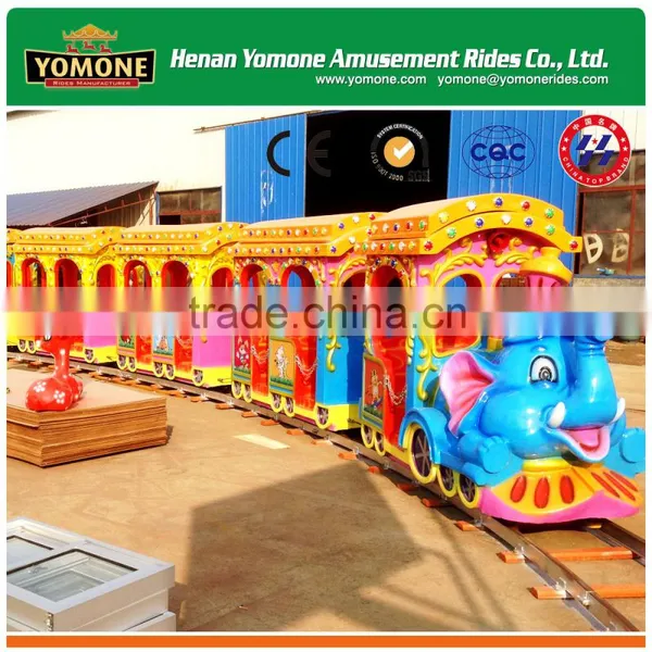 Shopping Center Amusement Rides Electric Elephant Track Train on Hot Sale photo-4