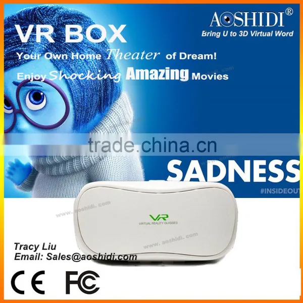 vr Headset Cardboard Plastic Cheaper 3d Virtual vr Reality Sex Mp4 Player