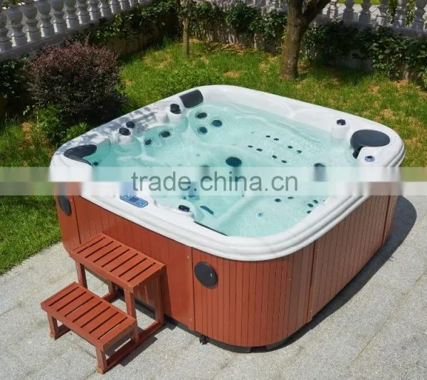Wholesale us Aristech Acrylic CE Approve White Colour Deluxe Outdoor Spa Hot Tub photo-2