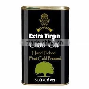 Organic Extra Virgin Olive Oil. High Quality Organic Olive Oil. 1st Cold Press. 100% Organic Olive Oil 5L Metallic Tin photo-5