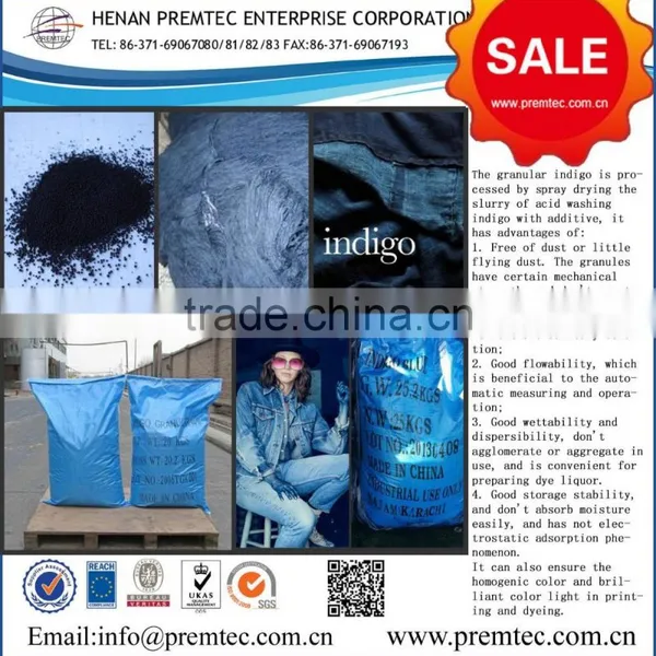 Vat Dye Indigo Blue for Denim Fabrics photo-3