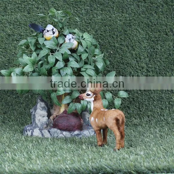 Artificial Realistic Furry Decorative Plastic Figurine Deer Kids photo-3