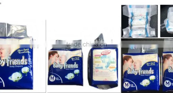 China Hot Sell Baby Products Quanzhou Factory Cheap Disposable Baby Diapers photo-3
