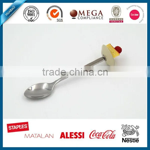 Customized Designs Products Stainless Steel Cutlery With Polyresin Head, Alloy for Cutlery, Ice Cream Design for Children photo-3