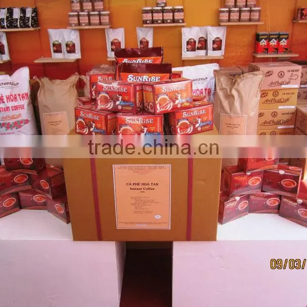 Vietnamese Black Instant Coffee Powder With Code SR photo-2