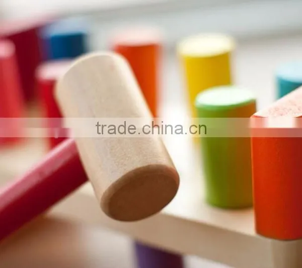 Factory OEM Custom Kids Knocking Game USA Educational Wooden Toy photo-4