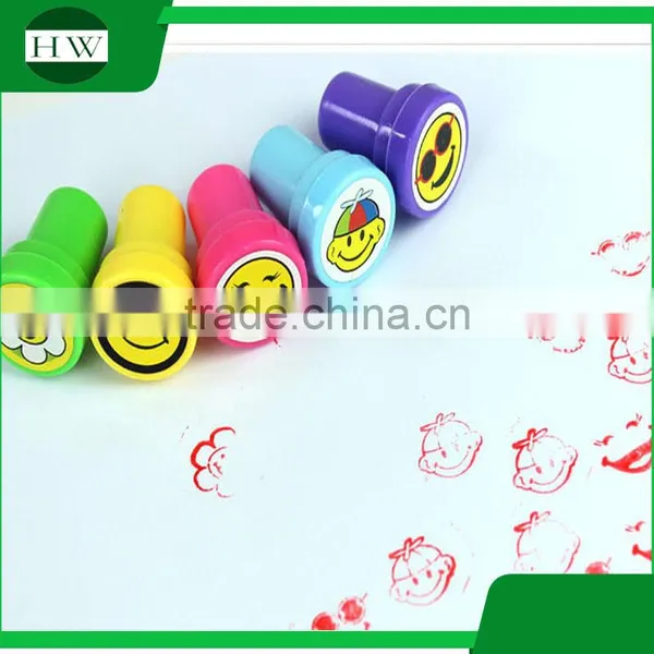 Self Inking Plastic Round Christmas Cute Set Kids Toy Stamps