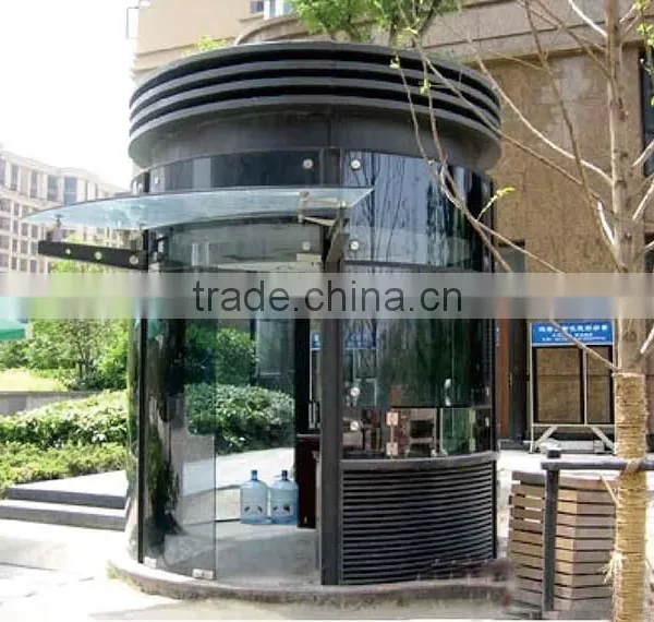 High Quality Security Guard Booth/ Sentry Box/ Shop Kiosk for Sale photo-3