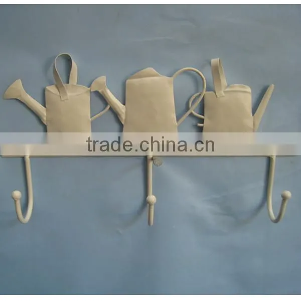 2014 Vintage Cream White Decorative Metal Wall Hook