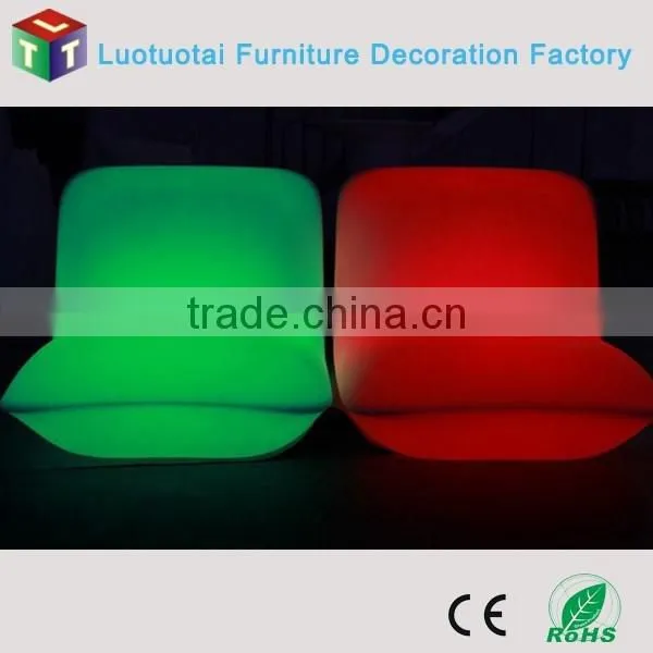 Beautiful Color Changing Led L Shape Sofa With Battery photo-4
