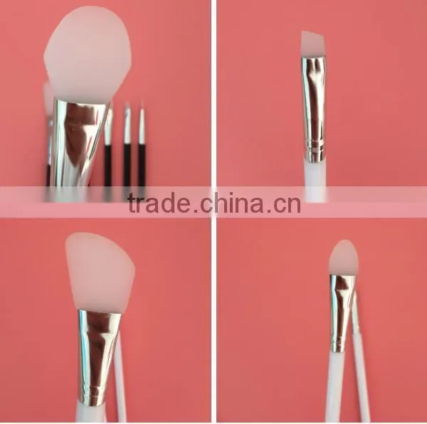 Face Mask Brush, Silicone Cosmetic Brush Set of 6 Facical Mask Brush Set and Eye Makeup Brushes photo-4