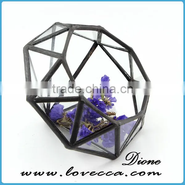 China Wholesale Clear Glass Flower Vase Wedding photo-2