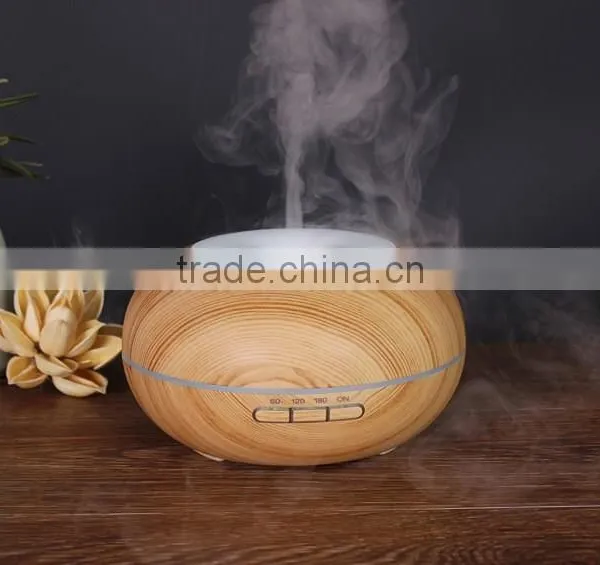 300ml Wooden Aroma Diffuser Essential Oil Diffuser Ultrasonic Humidifier photo-3