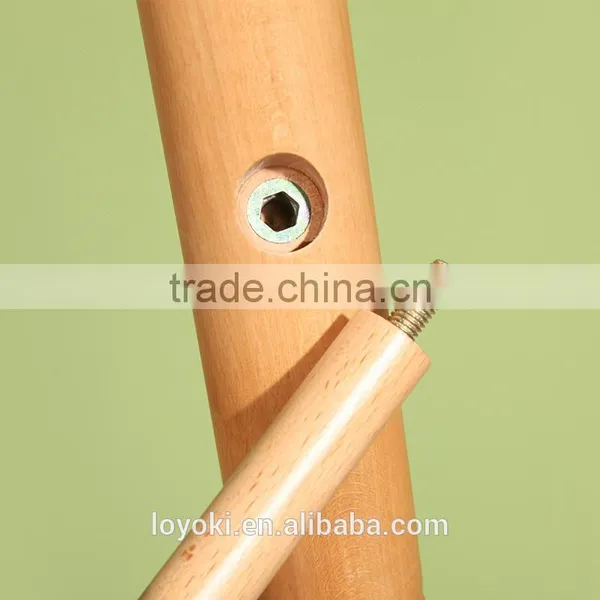 Solid Beech Wood Coat Rack Stand Hall Tree Shape Coat Rack photo-3