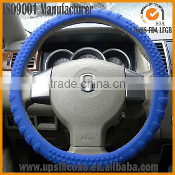 Hoting Selling Fashion Soft Heated Steering Wheel Cover Purple Car Silicone Steering Wheel Cover photo-4