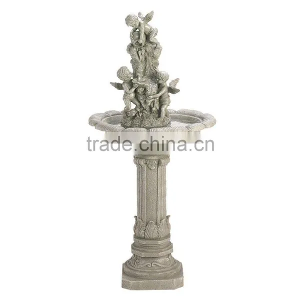 Playful Cherubim Garden Water Fountain photo-2