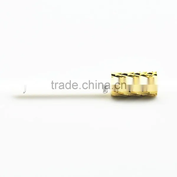 XXX Course Total Length 40MM Shank Diameter Barrel Ball Golden Carbide Burr for Nail HUAXING JIANGYIN photo-2