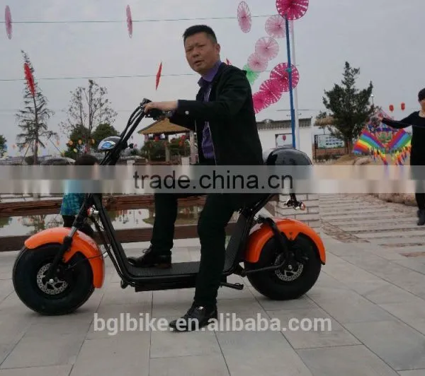 New Model 60V 1000W 2 Wheel Electric Scooter Citycoco With Turn Signal Lights photo-3