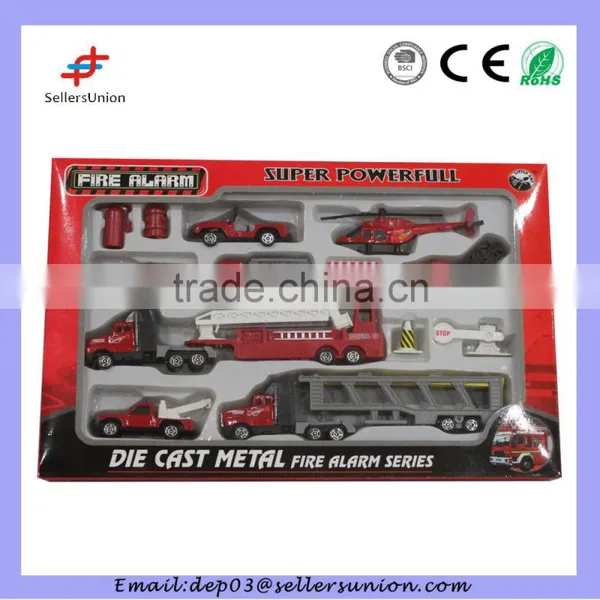 Alloy Full Set 13pcs Fire Control Toys Car Set
