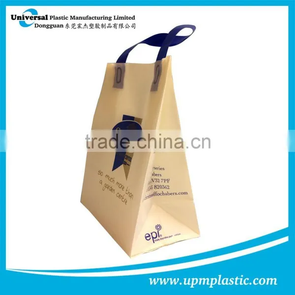 Disposable Degradable Biodegradable Soft Loop Handle Plastic Bag photo-2