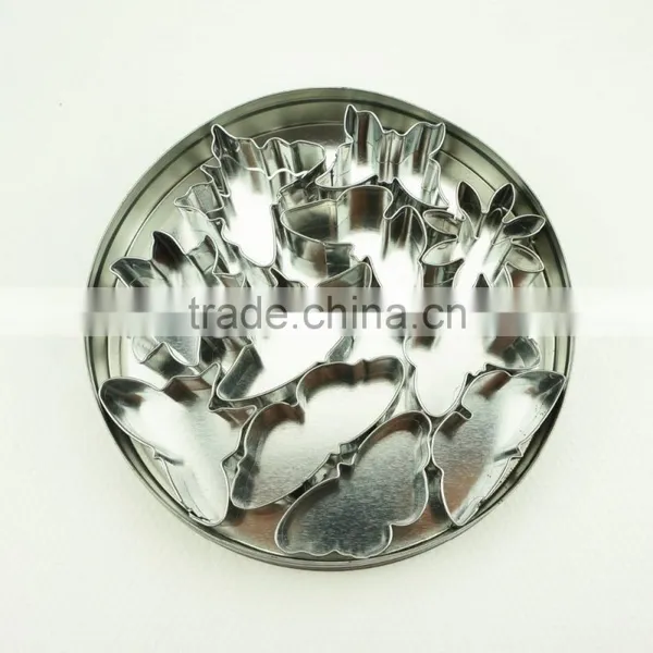 47094 11pcs Flowers and Butterfly Stainless Steel Cookie Cutter Set photo-2
