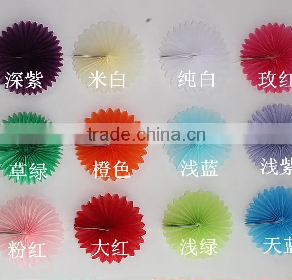 Wholesale Hanging Decor Decorative Paper Honeycomb Fan photo-6