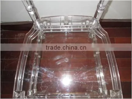 China Factory Wedding Used Clear Resin Chiavari Chairs Price photo-5