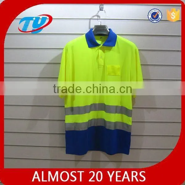 Reflective 3M T-shirt High Visibility Safety Tape T-shirt for Man photo-5