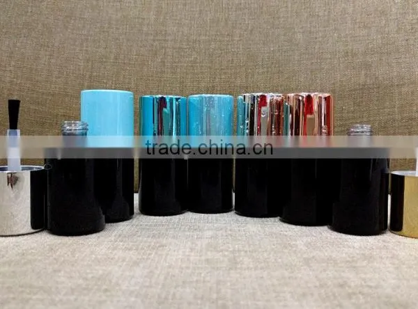 Fancy Coated Gel Polish Bottle ,Clear and Coated Glass Bottle Sets India photo-3