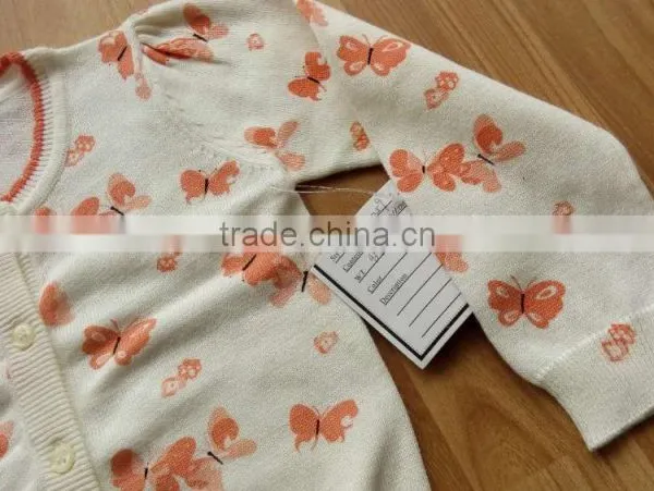 New Autumn Designs Children Clothing Kids Wear Cardigan Sweater O-neck Child Cardigan Girls Light Sweaters(KS0434) photo-4