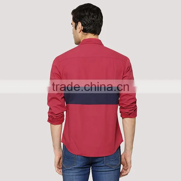 Wholesale Clothing Garment Italy Casual Style Latest Shirts for Men Pictures photo-2