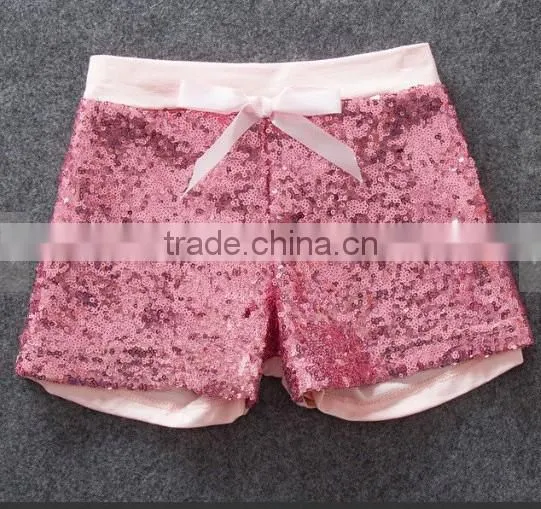 Gold Sequins Baby Shorts Childrens Boutique Clothing Girls Shorts China Wholesale photo-2
