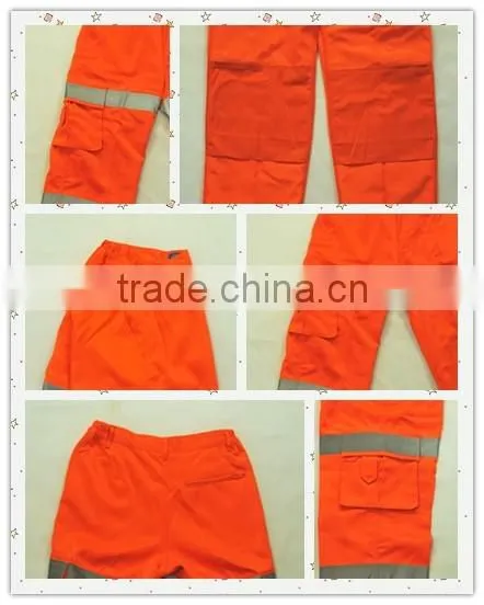 Work Wear Pants New Products 2016 Cheap Safety Trousers Used Hi-vis Reflective Tape Work Pants photo-2