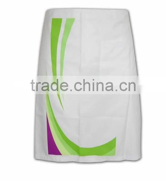2015 Design Wholesale Promotional Solid Color Disposable White Apron photo-2
