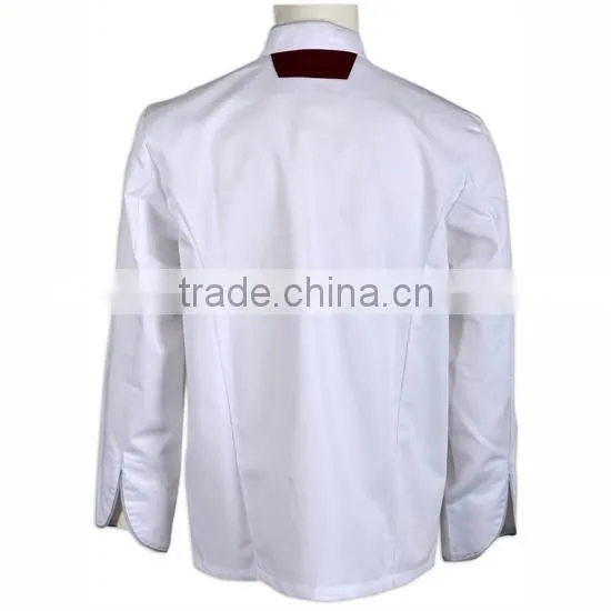 WRAP Audited Factories Restaurant Staff Uniforms Fitted Executive Chef Coats for Men photo-5