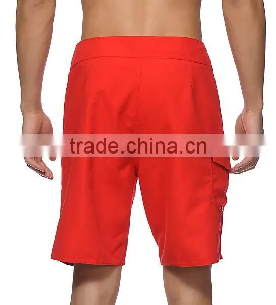 2016 Fashion Light Weight Custom Waterproof Side Posckets Surf Shorts Drawstring photo-3