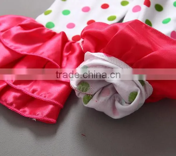 Christmas Reindeer Ruffle Cotton Toddler Girls Boutique Clothing Sets photo-5