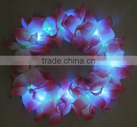 Hawaii LED Flower Necklace Lei photo-4