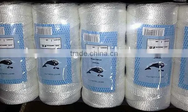 Factory 100%Polypropylene Wear Resistant Fishing Net Rope Twine photo-4