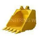 Yellow Small Excavator Bucket For Mini Digger , Excavator Spare Parts