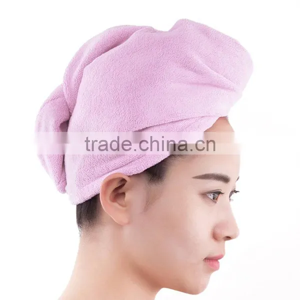 100% Cotton Womens Towel Hair Drying Wrap photo-2